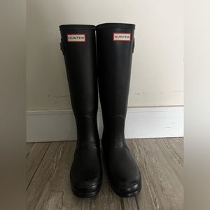 Hunter boots black